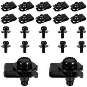 Osha0tzx Xelsluthe 748625 1 12 Sets U Clips M6-1.0 Extruded Nuts Body Bolts Metal Panel