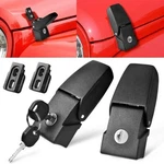 Aluminum Hood Latches Lock Catch Kit For Jeep Wrangler Jku 2007-2018. Fixed Price $28.98.