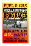 Vintage Style Metal Sign Fuel Gas Championship Motor Speedway 12 X 18. Fixed Price $34.16.