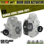 2PCS Door Lock Actuator Rear Right & Left Sides For Honda Civic 2006-2011 Sedan. Fixed Price $54.79.