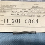 New Genuine Gm 9827950 Spring, Pushbutton Door Lock Striker 1985-1991 Gr 10.474. Fixed Price $24.65.