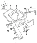 Genuine Ford Latch Assembly F4BZ-6143200-A. Fixed Price $12.26.