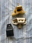 RENAULT-5, Turbo.lecar Front Hood & Rear Door Original Used Lock Kit Cover. Fixed Price $166.00.