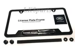 Range Rover Land Logo Black Finish Steel License Plate Frame Genuine New. Fixed Price $52.91.
