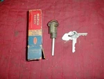 Nos Mopar 1953 Plymouth Trunk Lock Cylinder & Key Pkg Cambridge Cranbrook. Fixed Price $75.00.