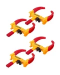 Tevlaphee Anti-theft Wheel Lock Set, 8 Keyed Alike, Red-yellow Color, Fits 11.... Fixed Price $167.52.