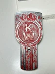 1970 S Kenworth Hood Pull / Grille Emblem, Aluminum, K170-46-1 12328AA. Fixed Price $217.50.