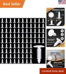 Taiyin 500 Pcs 1" Vapor Barrier Christmas Tree Clips Plastic Bumper Nylon. Fixed Price $27.78.