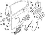 Genuine Bmw Door Lock Striker Plate 51-21-5-A67-B30. Fixed Price $31.97.