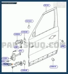 2013 Land Rover LR4 Rear Door Lock Latch LR013893. Fixed Price $89.88.