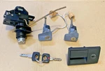 Mercedes W124 Sedan Complete Lock Set With Keys Doors, Glove Box, Trunk. Fixed Price $149.99.