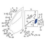 Ford E-transit 22-26 BK3Z6143287B Rear Left Upper Door Latch Assembly. Fixed Price $49.31.
