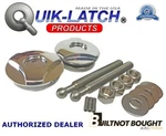 Quik-latch Twist Lock Series Polished Hood Pin Kit QL-50-TW. Fixed Price $344.99.