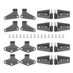For 07-2018 Jeep Wrangler Jk Body 16PCS Door Hinge Replacement Set Powder Coat. Fixed Price $120.56.
