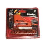 Masterlock Motorcycle Wheel Disc Brake W/ Safety Cable And Case 8304DPS. Fixed Price $28.99.
