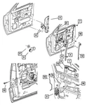 Genuine Mopar Door Latch Link Left 55359329AB. Fixed Price $11.53.