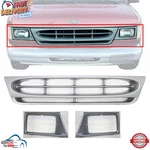 New Front Grille Left Right Headlamp Door 1997-2004 Ford E150 E250 E350 E450. Fixed Price $134.19.