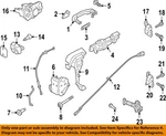 Ford Oem 19-23 Ranger Rear Door Lock Hardware-bezel AB3Z26224A46AB. Fixed Price $15.40.