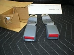 1982-92 Camaro Firebird Lite Grey Rear Seat Belt Buckle Receivers New Gm 89 90. Fixed Price $129.95.