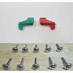 Set Of 2 Door Handle Clips & 10 Chrome Screws! For Dodge Ram Chrysler Jeep Etc. Fixed Price $17.95.