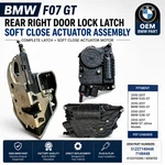 Bmw F07 Gt Rear Right Door Lock Latch Soft Close Actuator Assembly Oem 7149448. Fixed Price $89.99.