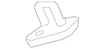 Genuine Nissan Lift-gate Lock Striker Plate 90570-1HM0B. Fixed Price $33.17.