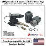 Ignition Lock Cylinder & Door Set - Buick Chevrolet Gmc Pontiac Saturn. Fixed Price $64.94.