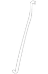 Genuine Nissan Door Lock Operating Rod 80515-9BU0A. Fixed Price $16.95.