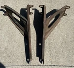 1977-81 Firebird Trans Am Front Inner Bumper Brace Bracket Support Pair Metal Gm. Fixed Price $140.00.