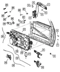 Genuine Mopar Lock Rod Right 68445058AA. Fixed Price $8.00.