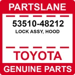 53510-48212 Toyota Oem Genuine Lock Assy, Hood. Fixed Price $51.51.