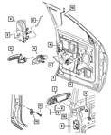 Genuine Mopar Inside Remote Link And Sleeve Right 55275944AB. Fixed Price $9.03.