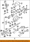 Gm Oem 06-09 Envoy Xl Steering Column Housing Components-lock Cylinder 15789011. Fixed Price $74.90.