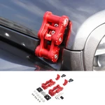 2X Red Hood Latch Locking Catch Cover Buckle Trim For Jeep Wrangler Jk Jl Jt 07+. Fixed Price $47.99.