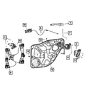 Genuine Mopar Lock Rod Right 68092216AB. Fixed Price $15.75.