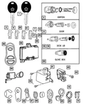 Genuine Mopar Deck Lid Lock Cylinder 5016732AC. Fixed Price $49.83.
