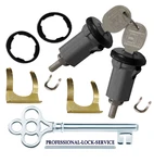 Camaro 1971-1978 (some 1970) Door Lock Cylinder Tumbler Pair 2 Keys Black. Fixed Price $59.96.