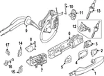 Genuine Nissan Door Lock Operating Rod 80515-7LF0A. Fixed Price $9.97.