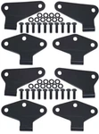 Kentrol Body Hinge Set Pieces 4 Door-textured Blk Fits 07-18 Wrangler Jk. Fixed Price $376.56.