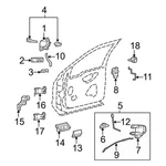 Ford F-250 Super Duty 08-16 AC3Z28264A01B Rear Left Door Latch Assembly. Fixed Price $202.45.