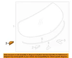Mazda Oem 07-12 CX-7-QUARTER Glass Retainer BHN950896. Fixed Price $5.11.