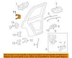 Gm Oem 02-09 Bravada Rear Door Lock Hardware-upper Hinge 88937060. Fixed Price $28.02.