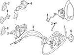 Genuine Nissan Door Lock Operating Rod 80515-6GP0A. Fixed Price $20.97.