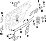 Genuine Mitsubishi Lock 5745A164. Fixed Price $119.64.
