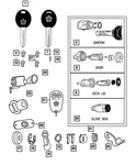 Genuine Mopar Front Door Cylinder Lever 4717288. Fixed Price $30.76.
