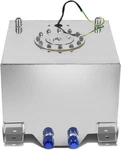 Dna Motoring 5 Gallons Aluminum Top-feed Fuel Cell Gas Tank 12" X W 8" H. Fixed Price $89.99.