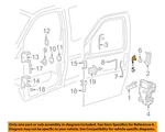Gm Oem 2009 Express 1500 Front Door Hardware-lock Cylinder 25810859. Fixed Price $136.27.