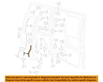 Gm Oem 96-24 Express 1500 Side Loading Door Lock Hardware-latch Rods 15955447. Fixed Price $24.79.