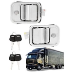 2X Front Exterior Door Handles W/ Lock Cylinders Fit 03-14 Freightliner Columbia. Fixed Price $89.99.
