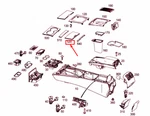 Mercedes-benz Coupe C207 Center Console Closing Cover A2074700138. Fixed Price $119.55.